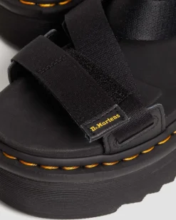 Sandales Kimber II Logo Webbing in Noir