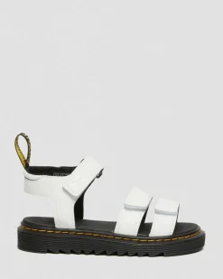 Sandales Klaire en cuir à brides Junior in Blanc