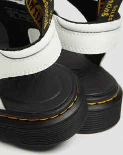 Sandales Klaire en cuir à brides Junior in Blanc