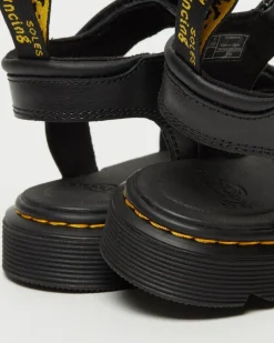 Sandales Klaire en cuir à brides Junior in Noir