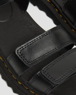 Sandales Klaire en cuir à brides Junior in Noir