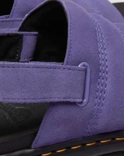Sandales Kole en daim in Violet Crépuscule