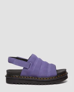Sandales Kole en daim in Violet Crépuscule