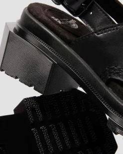 Sandales Maybole en cuir Wanama in Noir