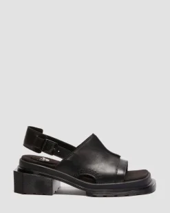Sandales Maybole en cuir Wanama in Noir