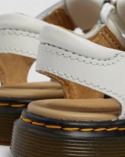 Sandales Moby II en cuir à brides velcro pour tout-petit in Blanc