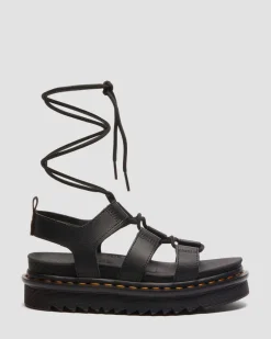 Sandales Nartilla en cuir in Noir