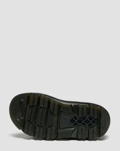 Sandales plateformes Zebzag en cuir Pisa in Noir