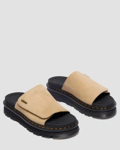 Sandales plateformes Zebzag en daim in Tan