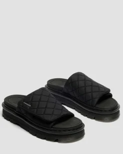 Sandales plateformes Zebzag en Econyl Canvas in Noir