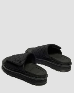 Sandales plateformes Zebzag en Econyl Canvas in Noir