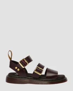 Sandales spartiates Gryphon en cuir Atlas in Charro