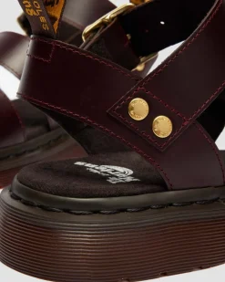 Sandales spartiates Gryphon en cuir Atlas in Charro
