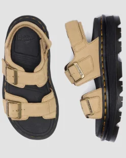 Sandales Zebzag en daim in Tan